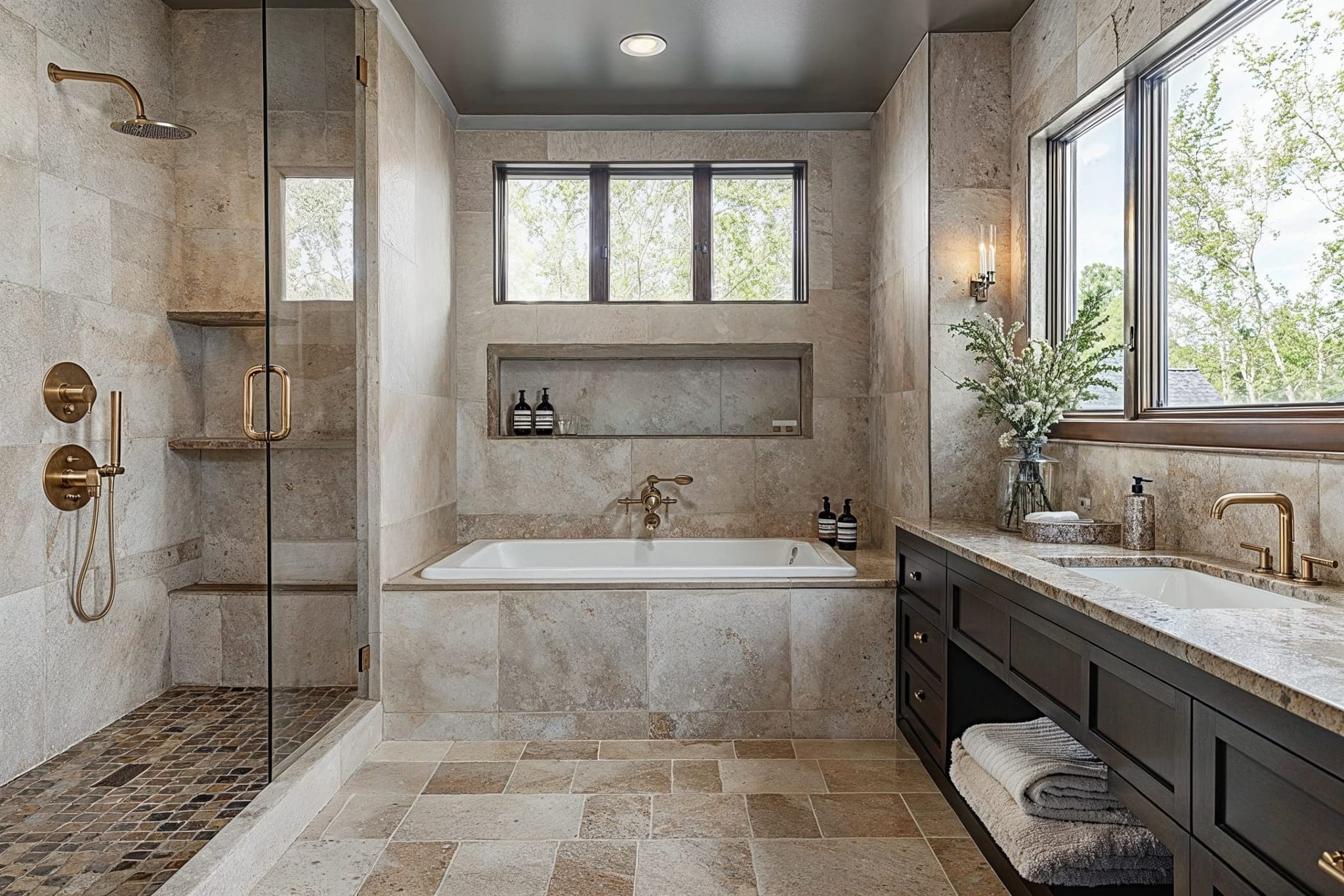 Modern bathroom remodel