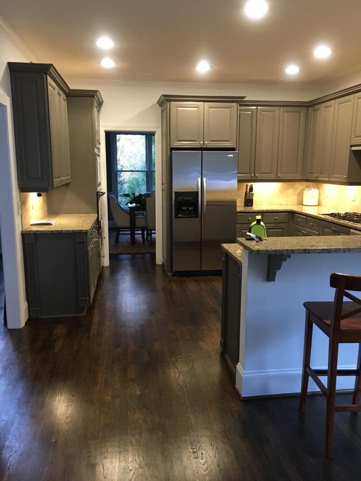 Kitchen cabinet painting